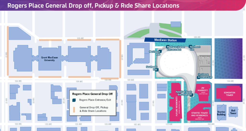 Getting To The Arena Rogers Place