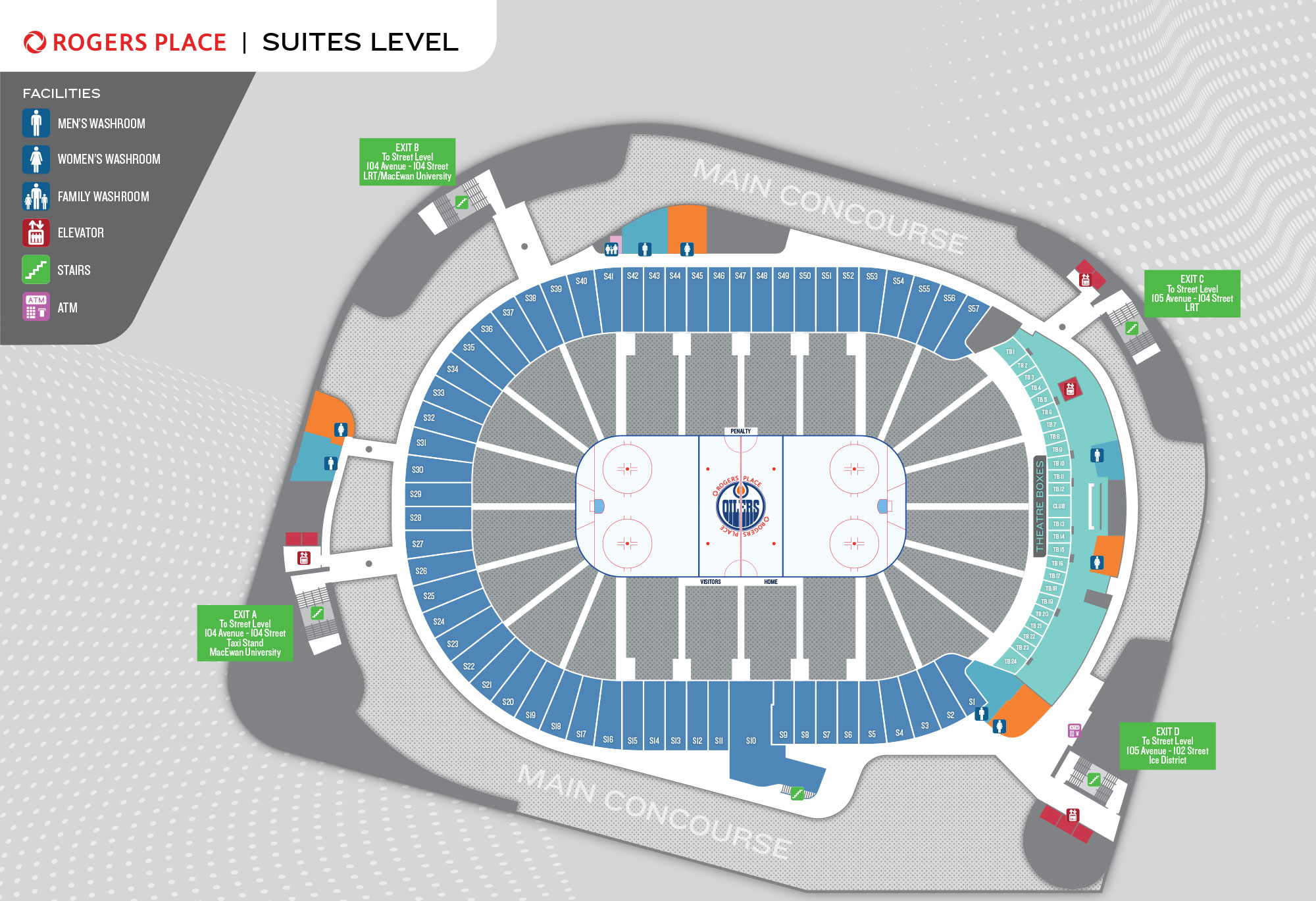 Concourse Maps Rogers Place