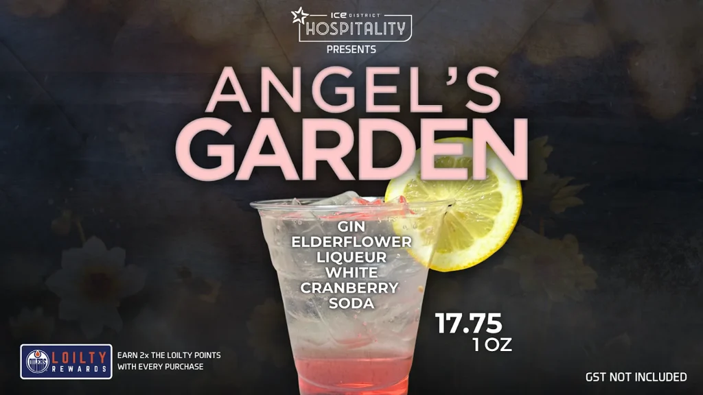 ANGEL'S GARDEN: GIN ELDERFLOWER LIQUEUR WHITE CRANBERRY SODA